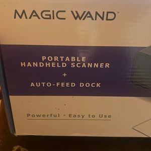 Portable scanner + auto-feed dock